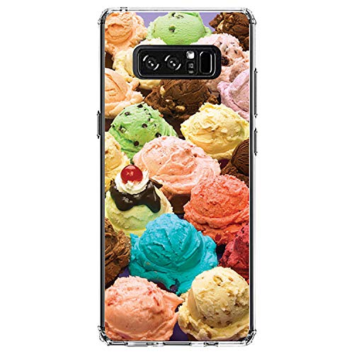 Ice Cream Scoops Cones On Clear Case
