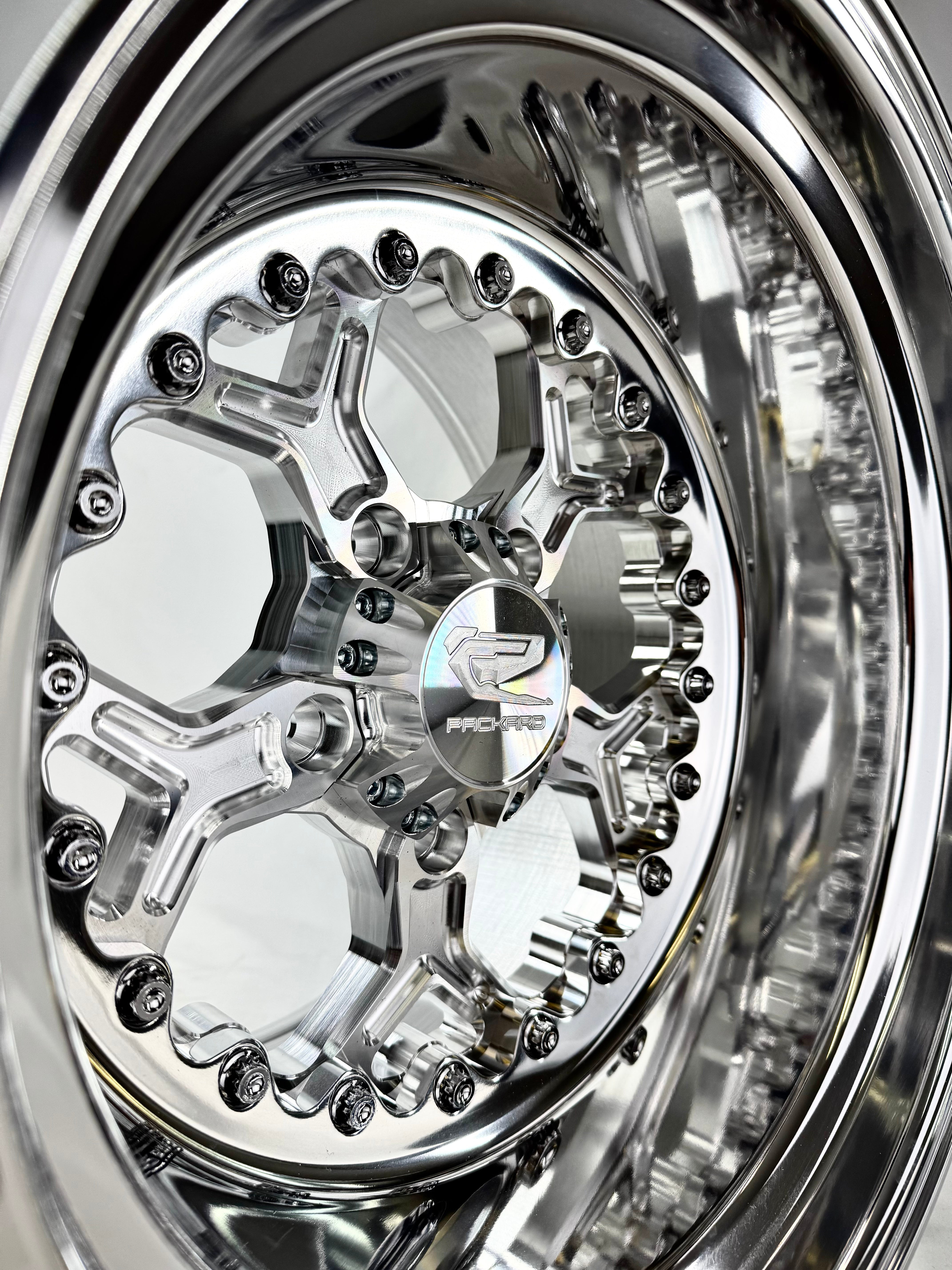 Pro 5 FF Forged Polished Silver RZR PRO R 5X4.5 Wheel - Premium Off-Road Performance for UTV & ATV Adventures