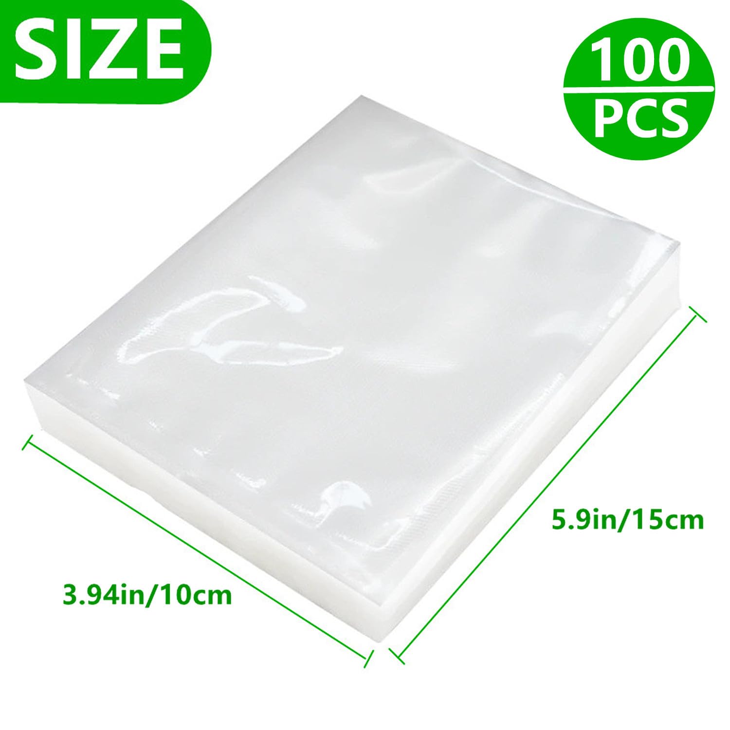 Premium Vacuum Sealer Bags for Food Saver - 100 Count 4