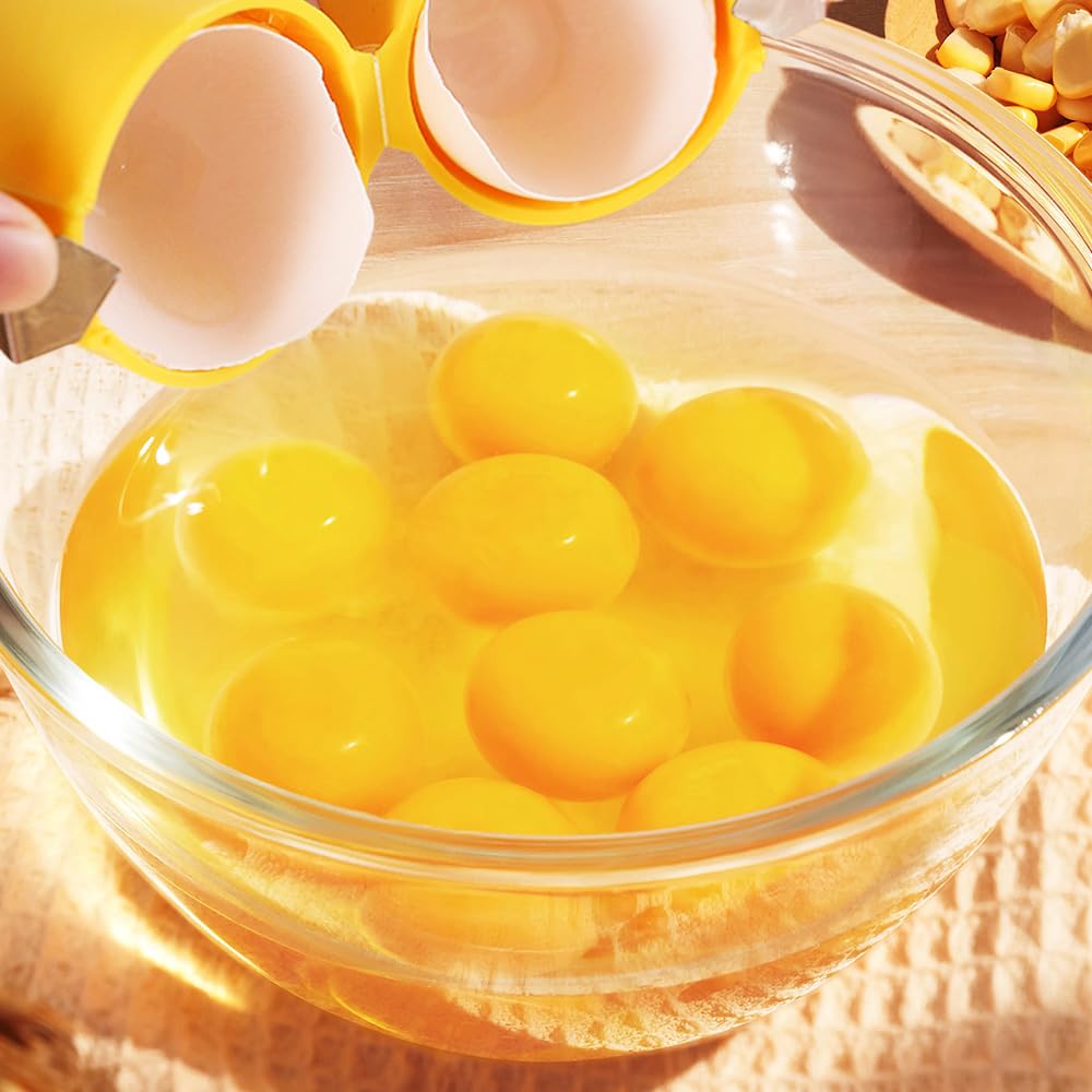 3-Pack Egg Shell Opener & Peeler Tool - Easy Egg Cracker for Raw & Boiled Eggs - Kitchen Gadget for Perfectly Peeled Eggs - Ideal for Breakfast Meal Prep, Baking & Cooking