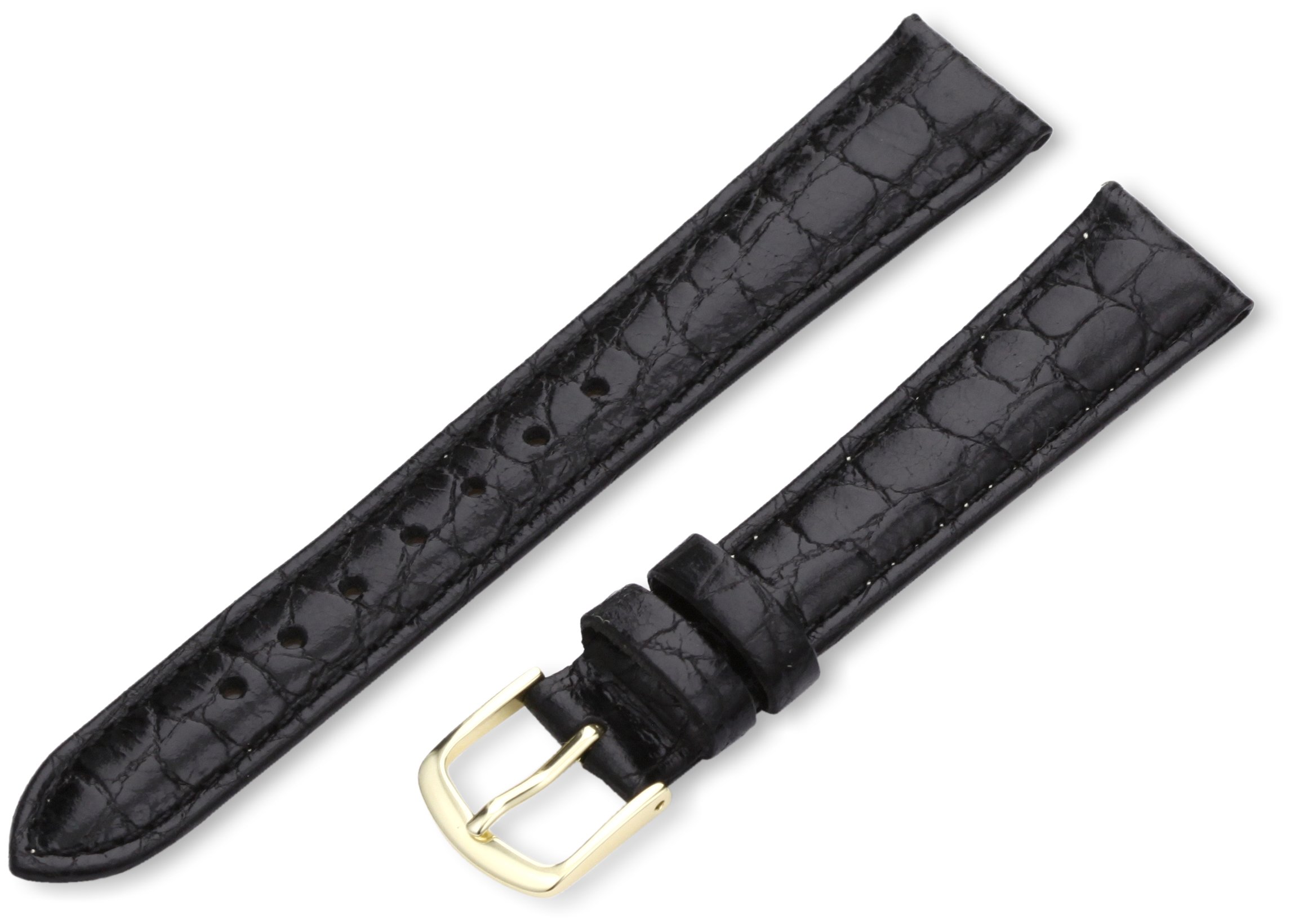 Hadley-Roma Genuine Leather Watch Band for Men - MSM717LA 180 - Replacement Strap for Classic & Dress Watches - Perfect for Business, Formal Occasions & Everyday Wear