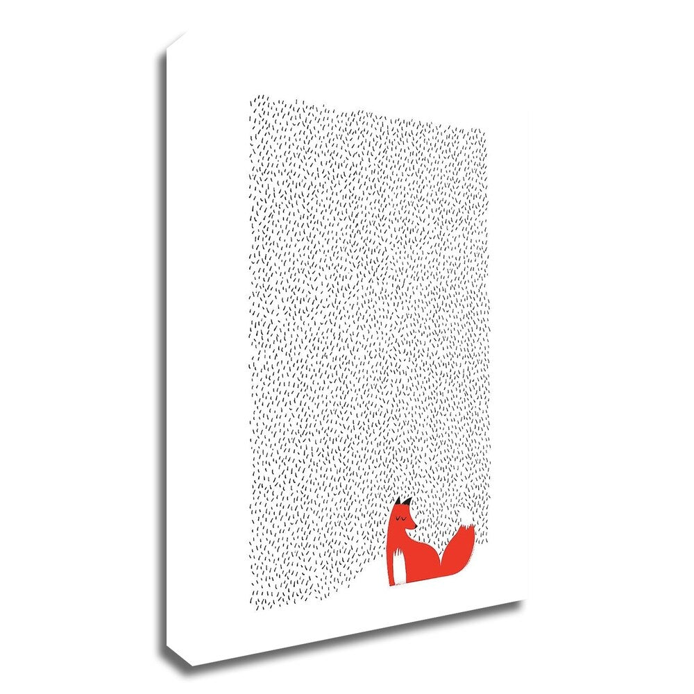 Black Grass by Robert Farkas - Premium Canvas Wall Art Print - Ready to Hang - Modern Home & Office Decor - Perfect for Living Room, Bedroom or Gallery Wall Display
