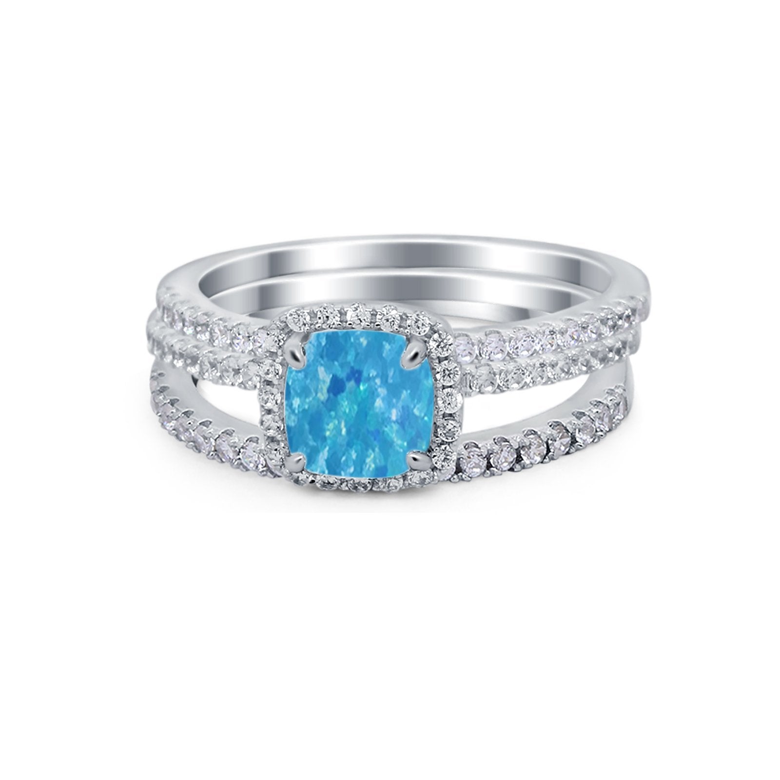 Simulated Aquamarine CZ