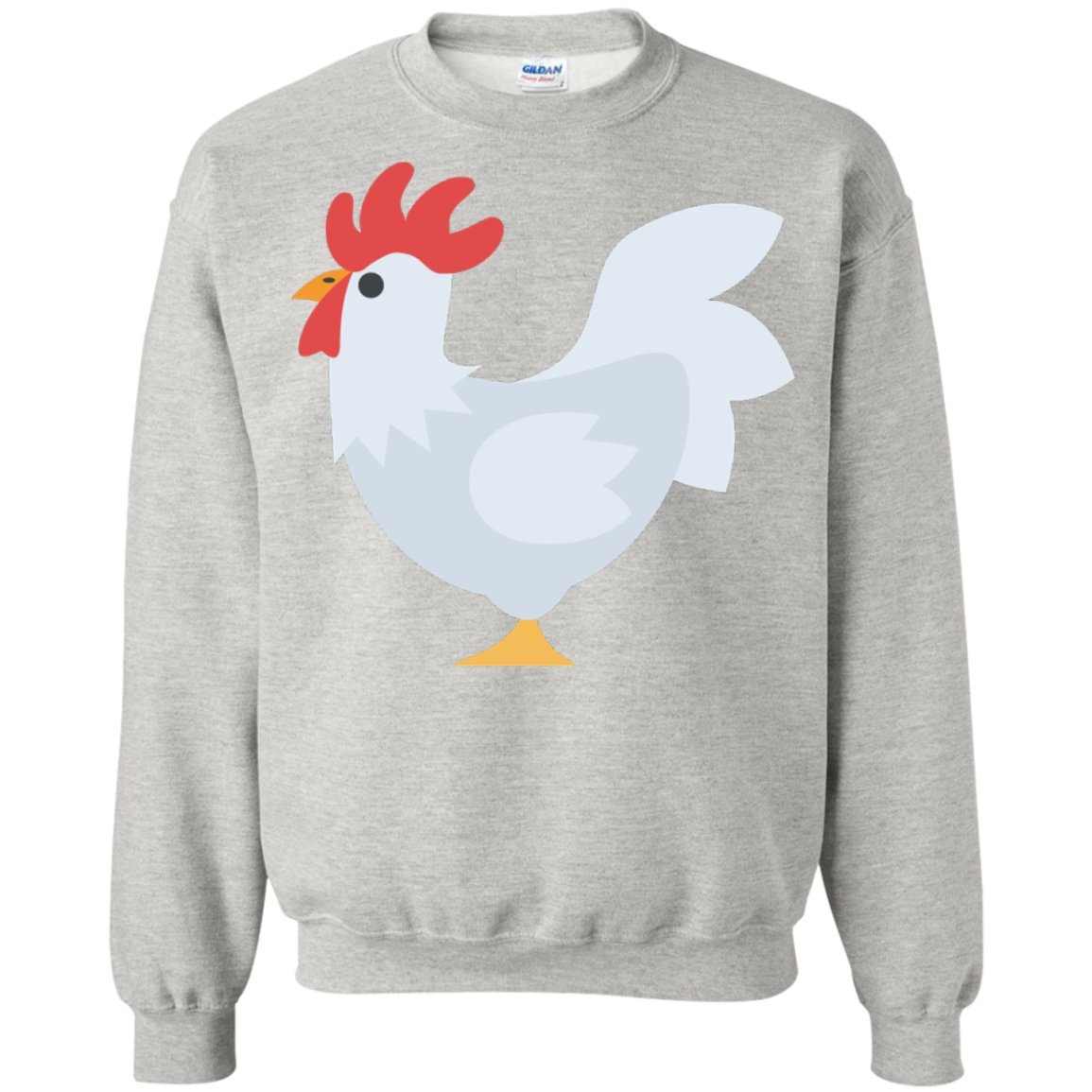 Chicken Emoji Sweatshirt - Funny Poultry Graphic Hoodie for Men & Women | Perfect for Casual Wear, Gifts & Animal Lovers