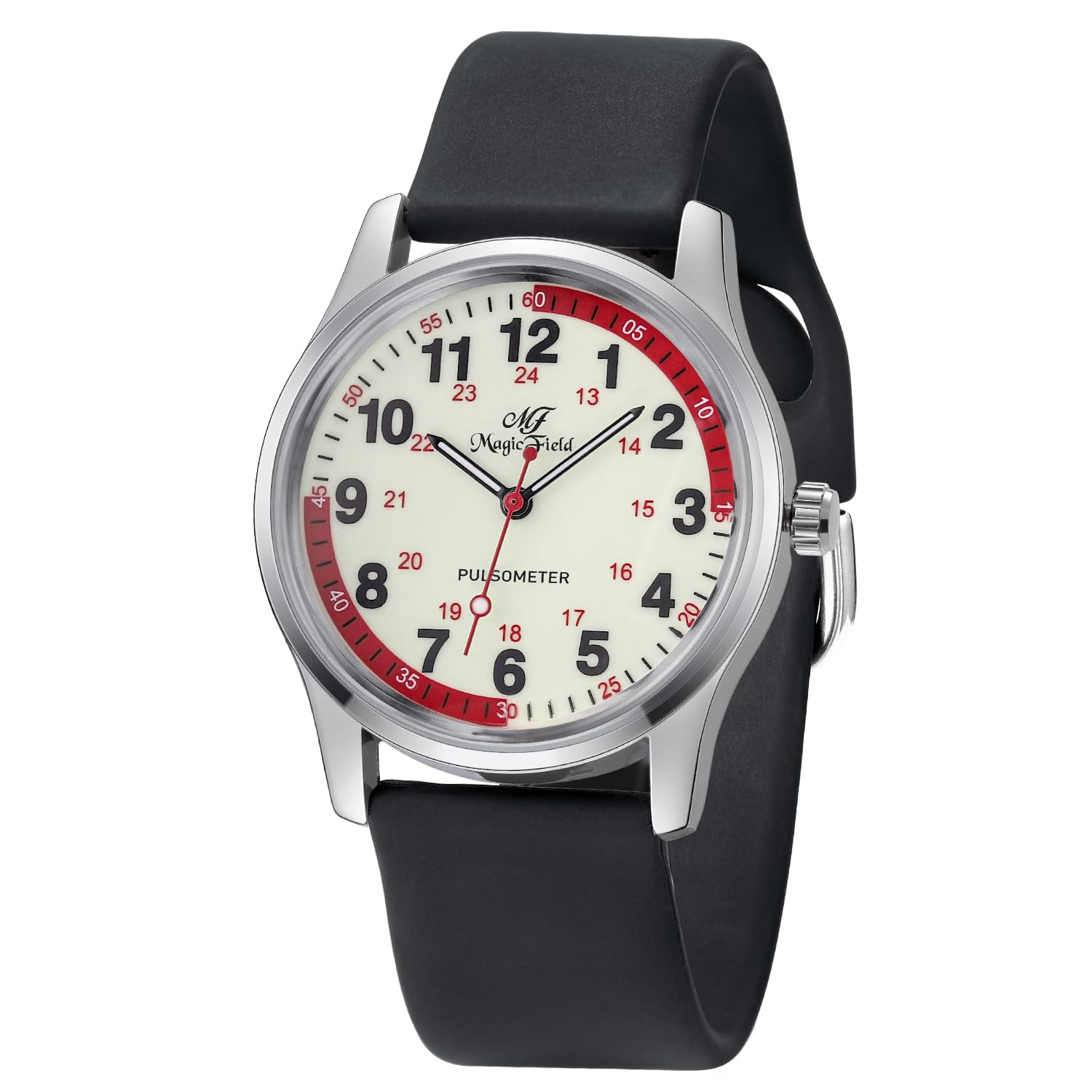 ManChDa Professional Nurse Watch - Analog Medical Watch with Second Hand, Easy to Read for Healthcare Workers - Perfect for Nurses, Doctors & Medical Students in Hospitals & Clinics