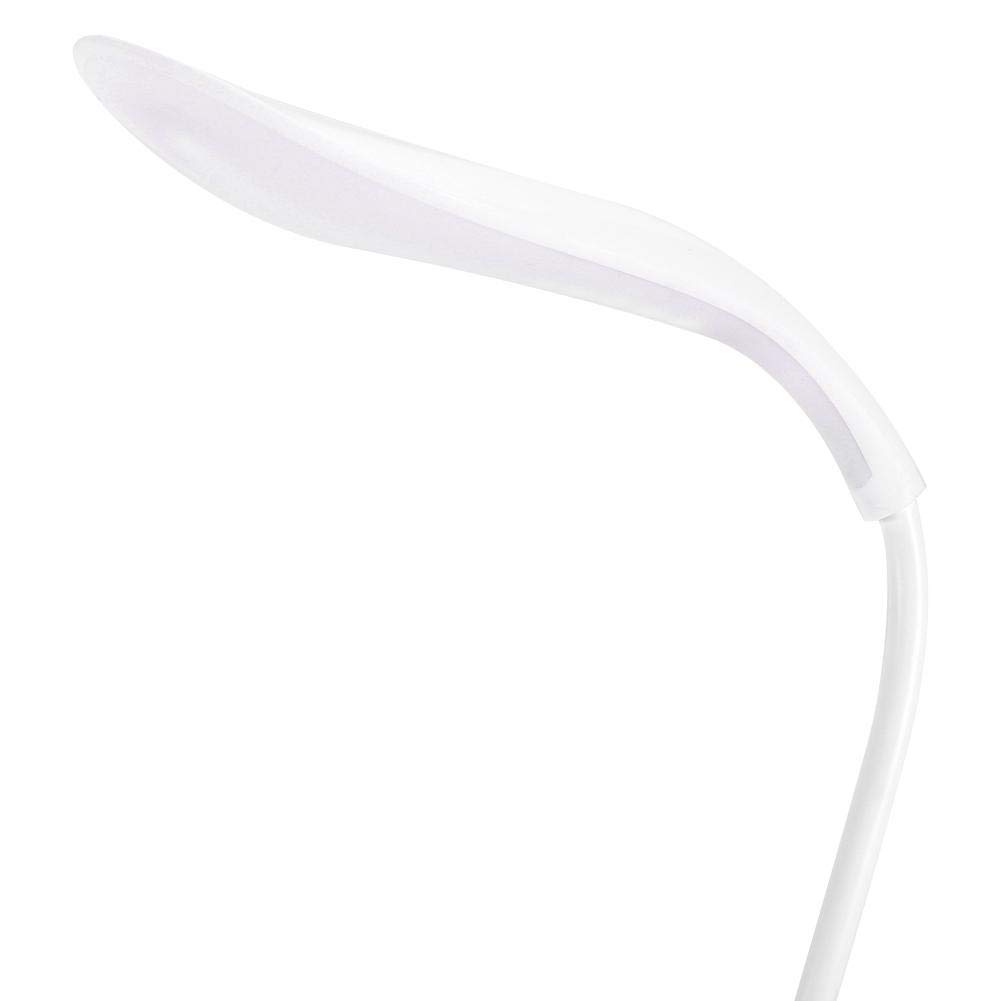 3-Level Dimmable LED Desk Lamp with Flexible Neck & USB Charging Port - Touch Control Reading Light for Office, Study, Bedroom Night Stand