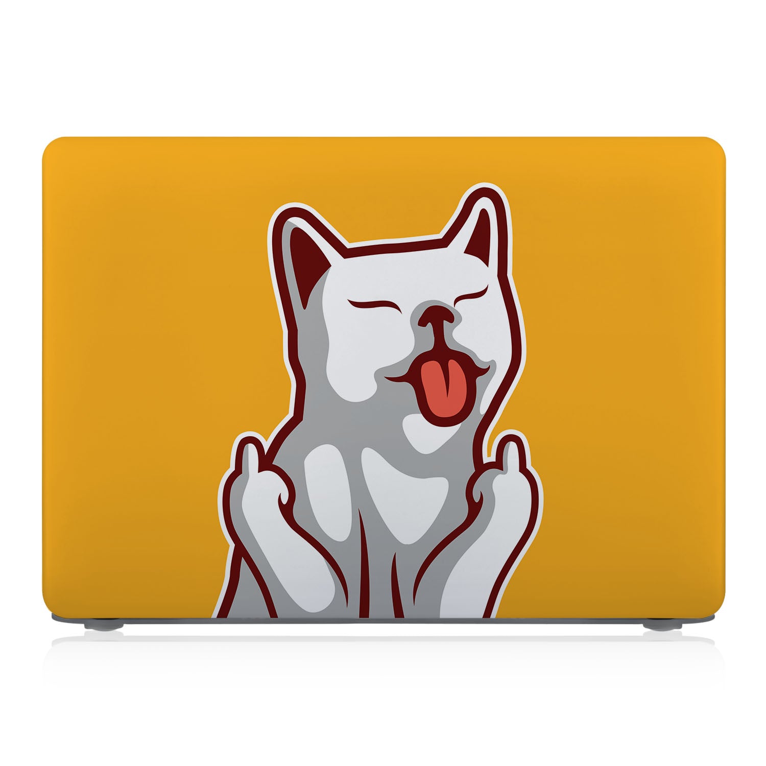 Funny Cat Design MacBook Case - Durable Protective Cover for MacBook Air/Pro - Perfect for Work, Travel & School
