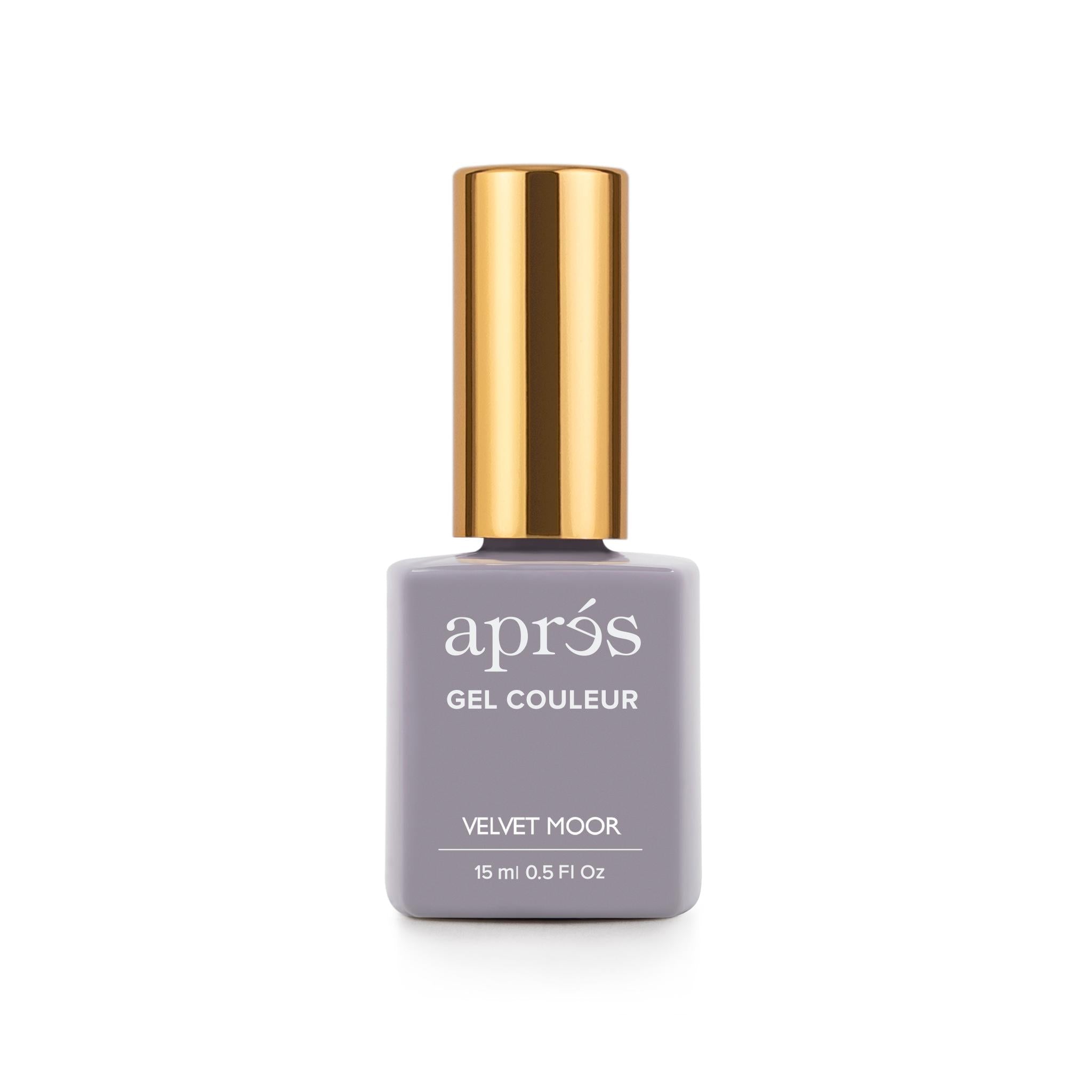 Apres Gel Polish Velvet Moor - Long Lasting Nail Gel for Salon & Home Manicures - Perfect for Special Occasions & Everyday Wear