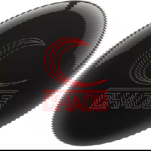 Columbia Chaos Black Bowling Ball - High Performance Reactive Resin for Strikes & Spares | Perfect for League Play & Tournaments