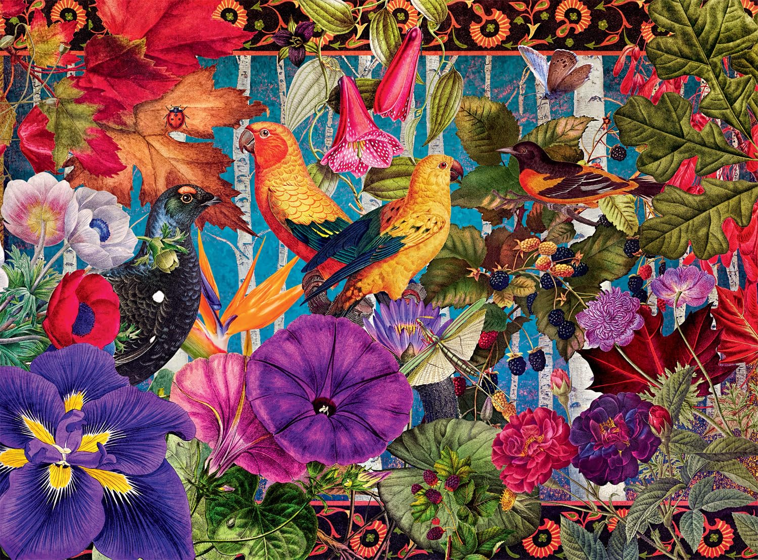 Buffalo Games JENA DellaGrottaglia Maximalist Montage 1000 Piece Jigsaw Puzzle for Adults - Challenging Art Puzzle for Game Nights & Family Bonding - Finished Size 26.75
