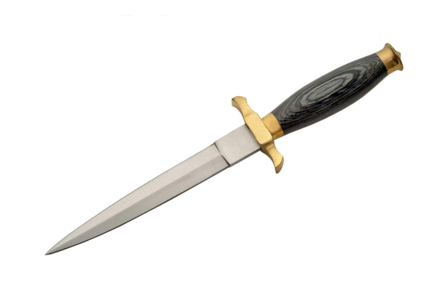 SZCO Supplies Black Wood Renaissance Dagger (203105-BK) - Medieval Cosplay, Theater Props, Historical Reenactment, Collectible Display - Perfect for LARP, Costume Parties, and Home Decor