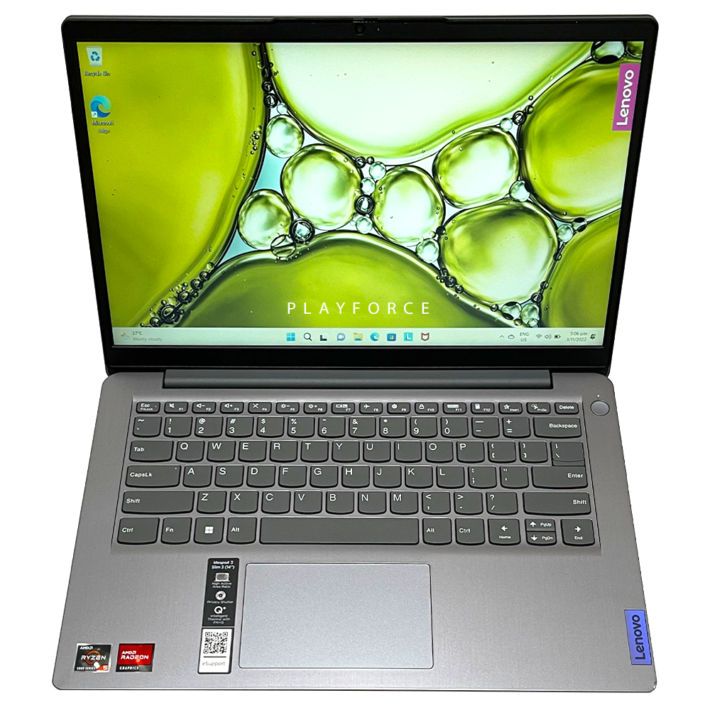 Lenovo IdeaPad 3 Laptop - AMD Ryzen 5 5500U, 8GB RAM, 512GB SSD, 14