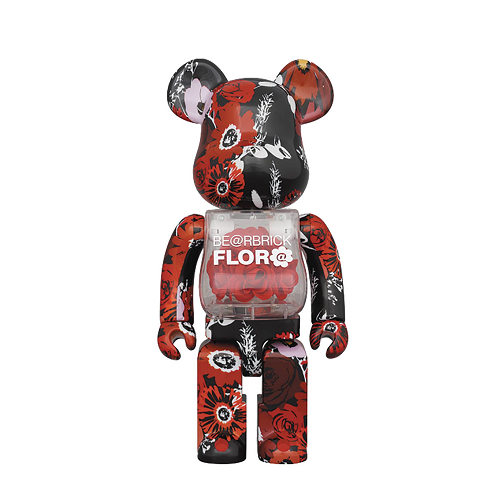 Be@rbrick Mames Flora 400% Collectible Designer Toy - Limited Edition Art Figure for Display & Home Decor
