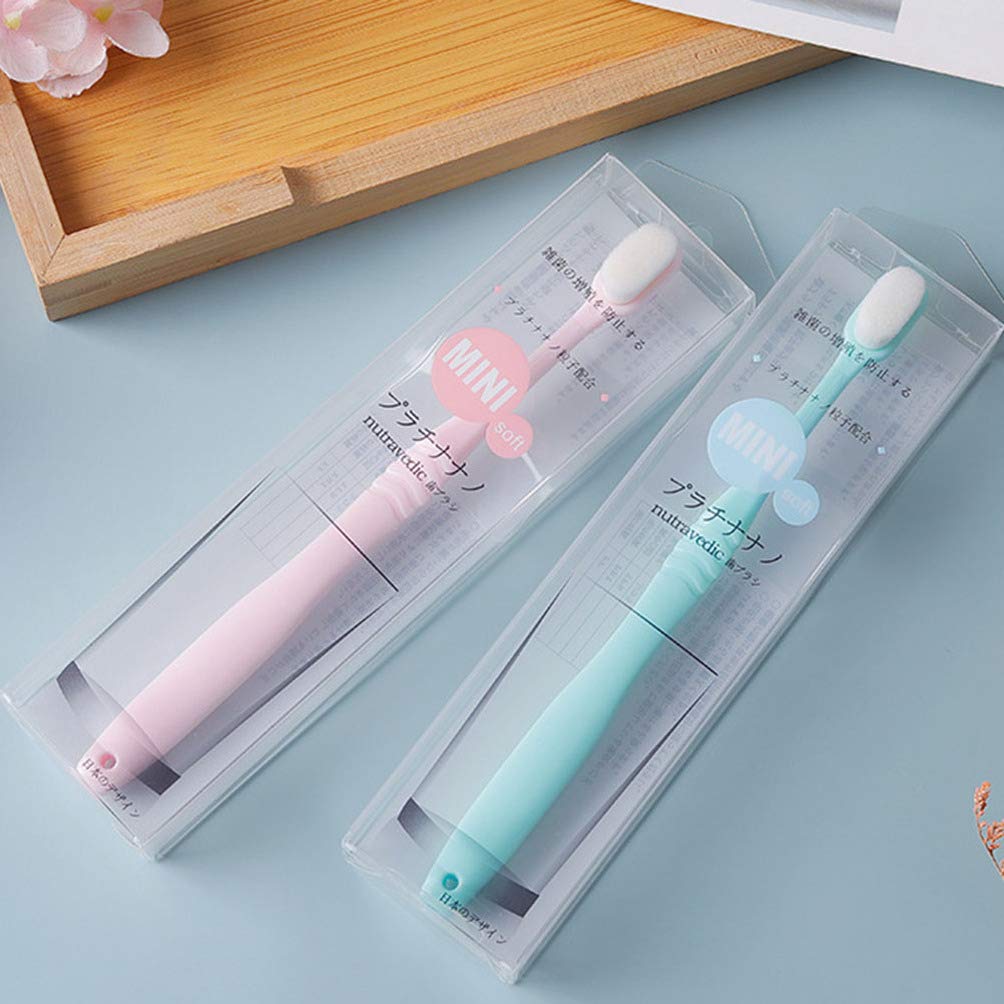 Soft Bristle Adult Toothbrush & Floss Set - 2 Pack Manual Travel Toothbrushes for Bathroom, Home & On-the-Go Oral Care | Gentle Cleaning for Sensitive Teeth & Gums