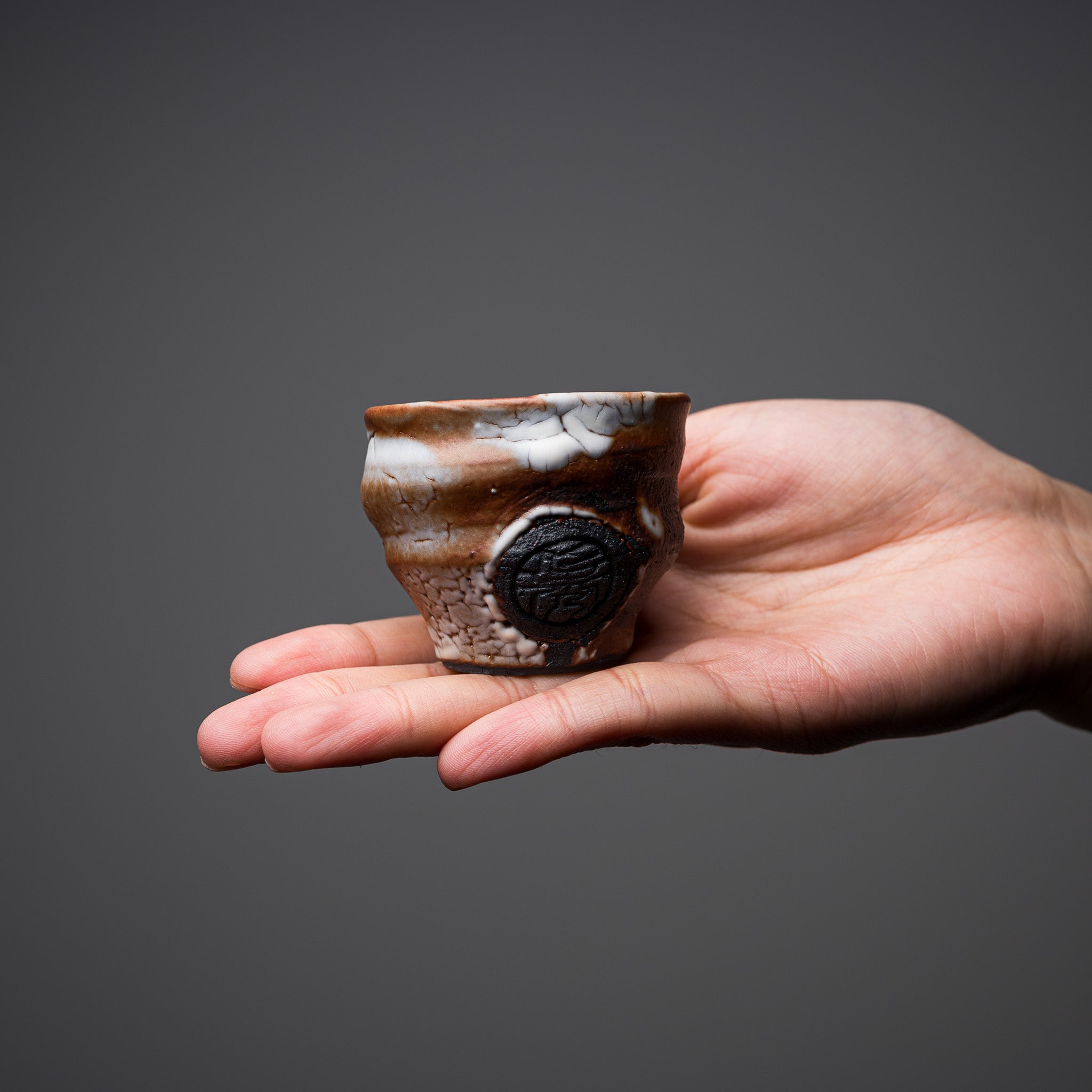 NINSHU Sake Cup - Handcrafted Japanese Wabi-Sabi Style Small Teacup for Sake, Tea & Matcha | Perfect for Traditional Ceremonies, Home Decor & Gift Giving