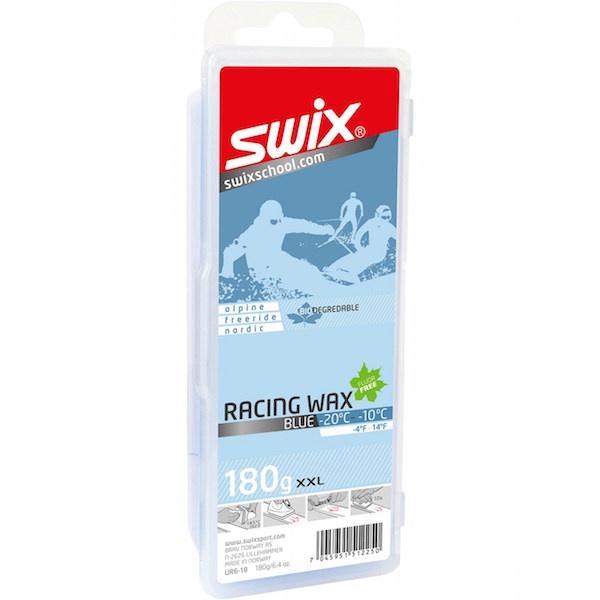 Swix UR6 Bio Racing Blue Ski Wax - 180g Tube for Cross-Country & Alpine Skiing - High-Performance Glide Wax for All Snow Conditions