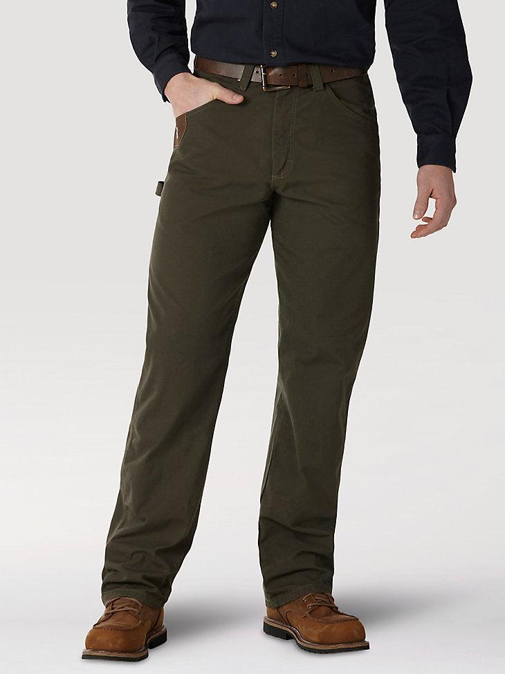 Durable Ripstop Ranger Cargo Pants for Men - Tactical Outdoor Work Pants in Loden Green - Perfect for Hiking, Camping & Military Use