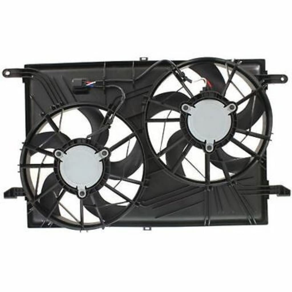 Buick Enclave 2008-2017 Engine Cooling Fan Assembly with Blade, Motor & Shroud - OEM 20972760 & GM3115219 Replacement - Perfect for Overheating Prevention & Summer Driving