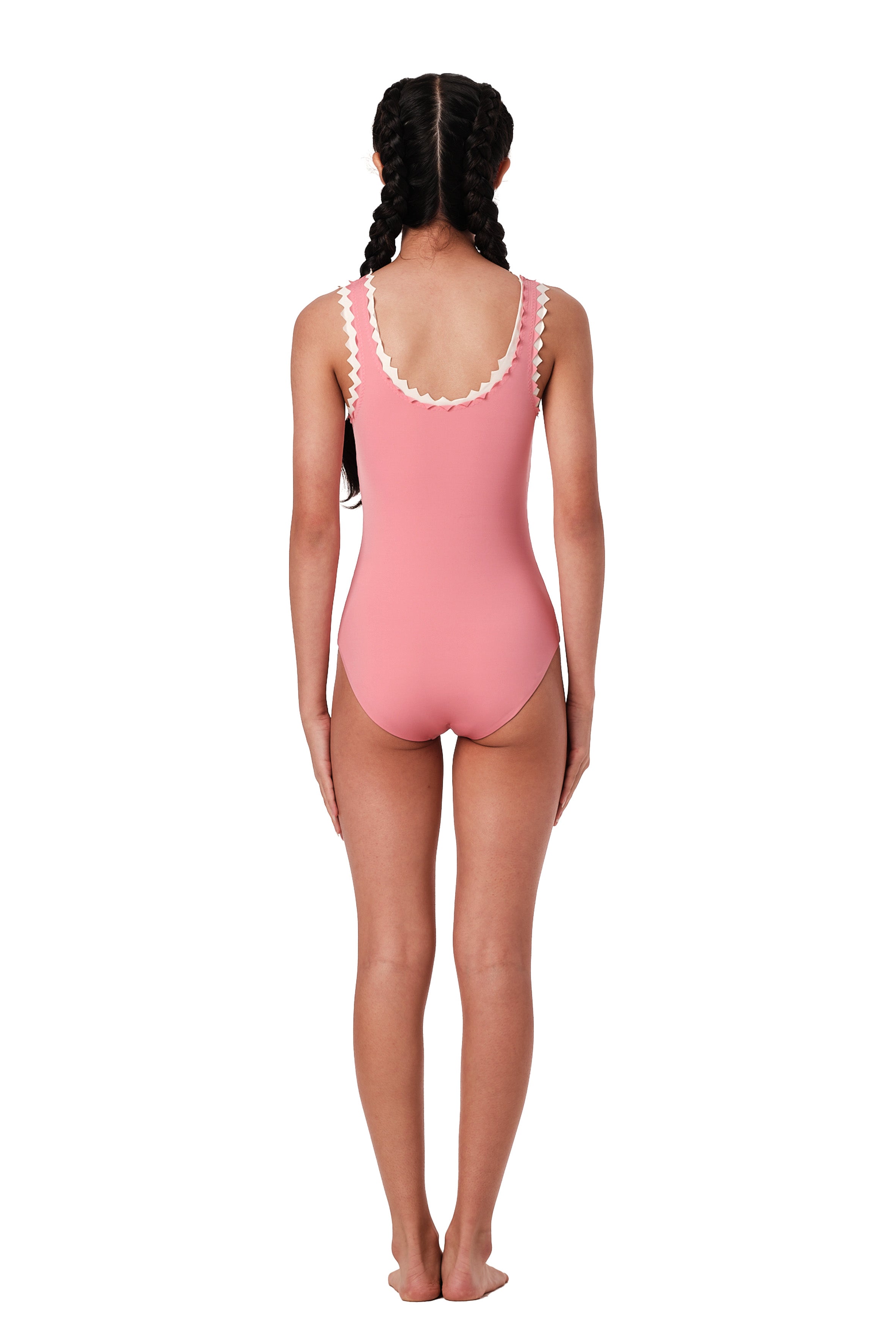 Laser Vision Blush One Piece Swimsuit - Sexy High Cut Bathing Suit for Women - Perfect for Beach Vacations & Pool Parties