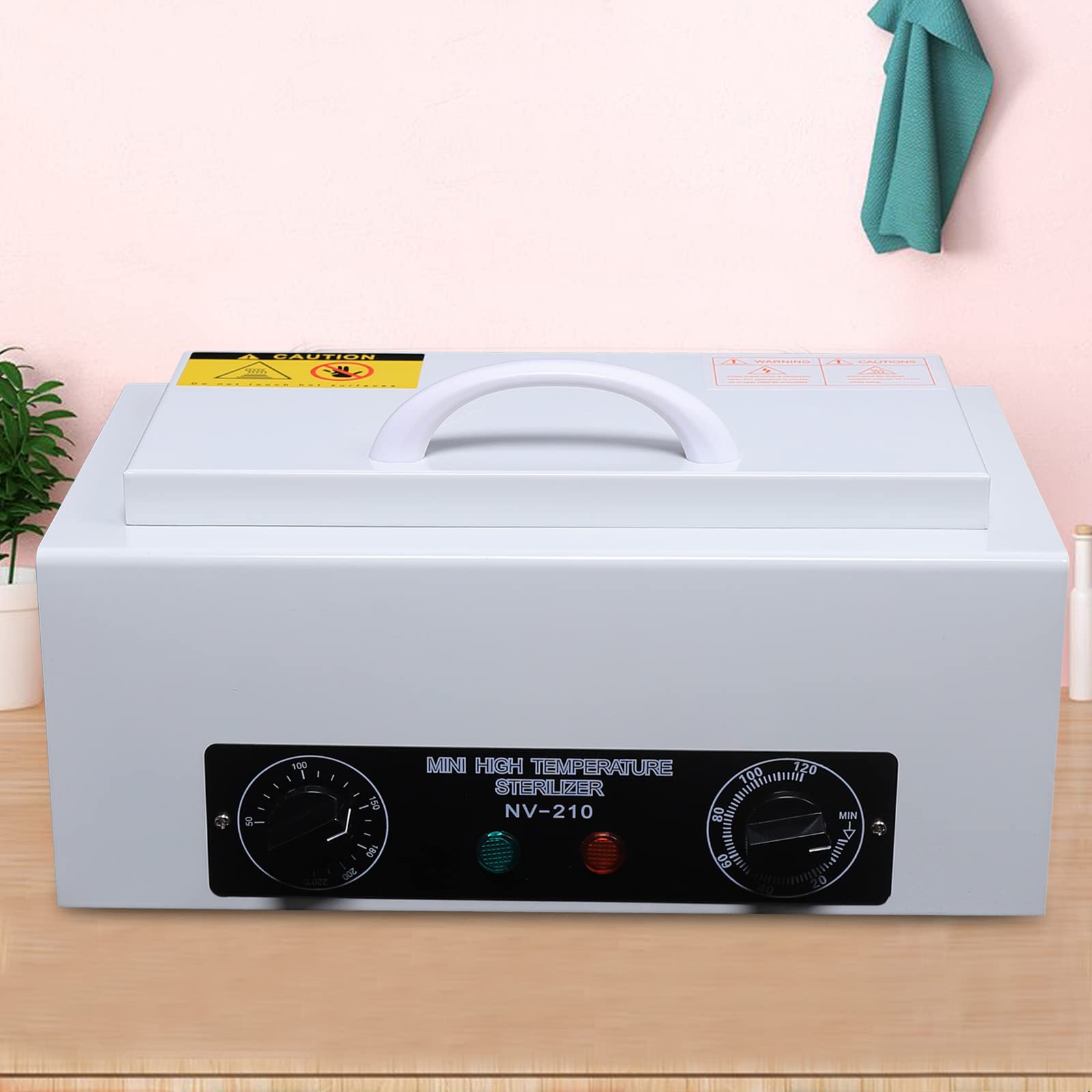 UV Ozone Sterilizer Box Cabinet - High Temperature Nail Tool Disinfection Storage Case for Manicure Tools | Portable Nail Sterilization Machine for Beauty Salon, Spa & Home Use | Perfect for Sanitizing Nail Files, Clippers & Cuticle Tools