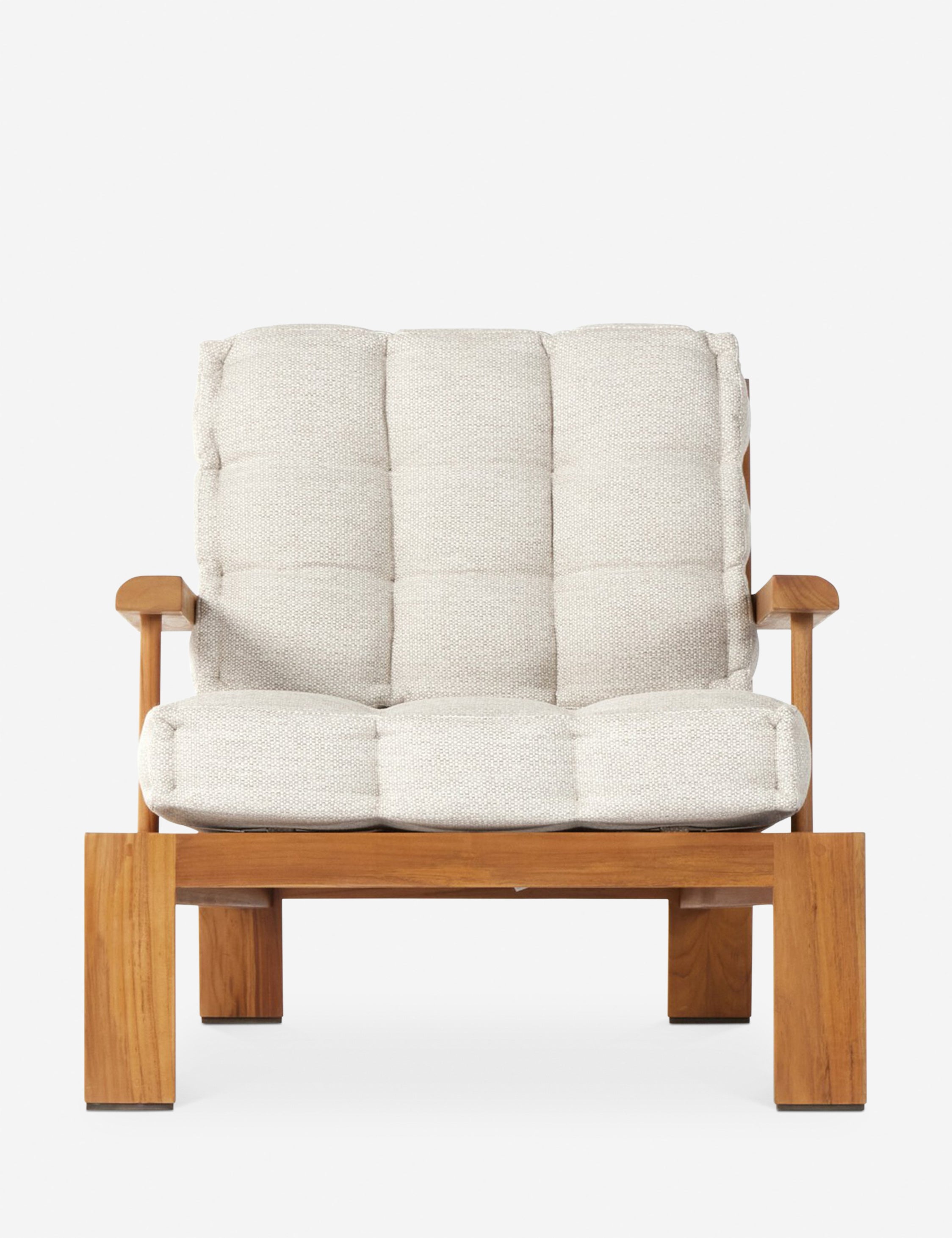 Amabel Indoor Outdoor Accent Chair - Modern Patio Lounge Chair for Living Room, Bedroom, Balcony & Garden - Comfortable & Stylish Seating Furniture