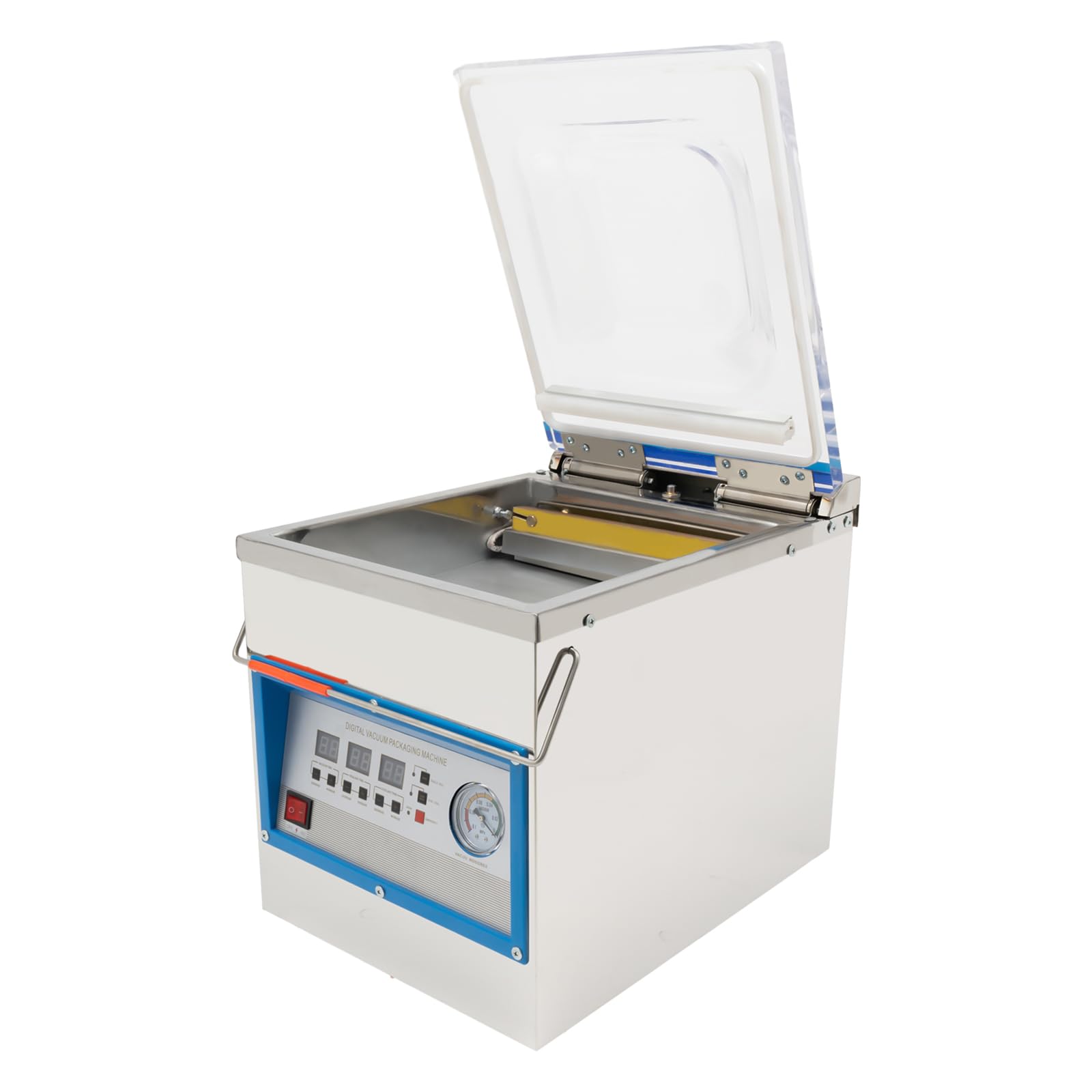 360W Automatic Chamber Vacuum Sealer Machine - Commercial Electric Food Vacuum Packaging System for Meat, Fruit & Long-Term Storage | Perfect for Restaurants, Meal Prep & Home Food Preservation (110V)