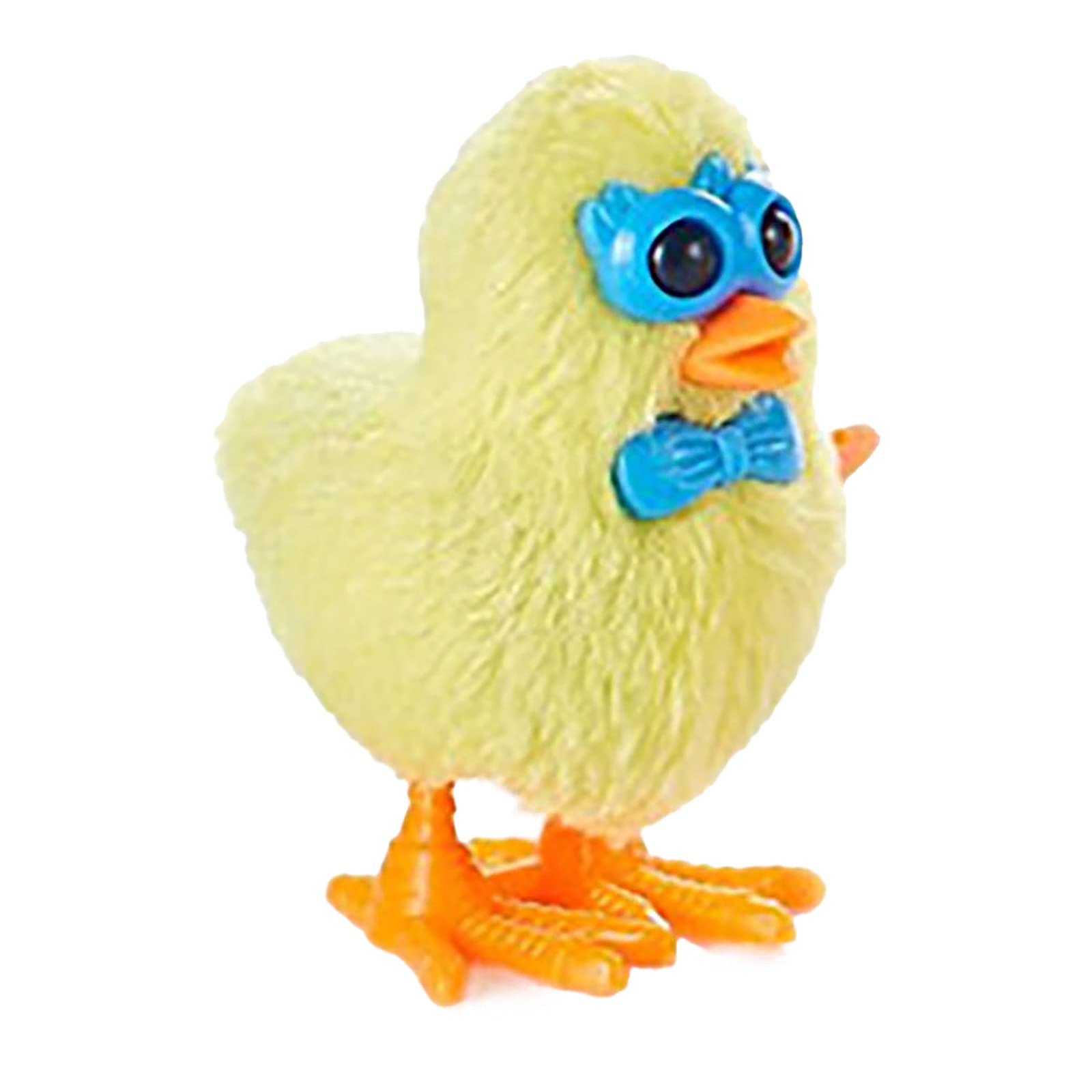 LOYE Wind-Up Chomping Teeth Toy - Big-Eyed Chicken & Rabbit Novelty Clockwork Toys for Toddlers & Kids - Funny Animal Play Collection (Size B) - Perfect for Birthday Gifts, Party Favors & Stress Relief