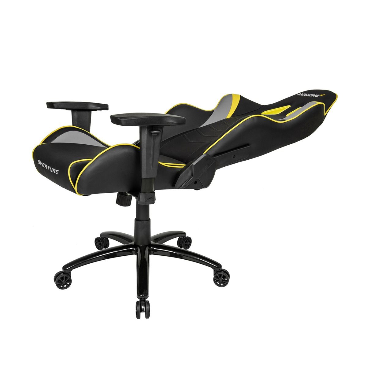 AKRACING Overture Gaming Chair - Ergonomic Racing Style Computer Chair with Adjustable Height & Lumbar Support - Yellow Gaming Chair for PC, Office & Esports