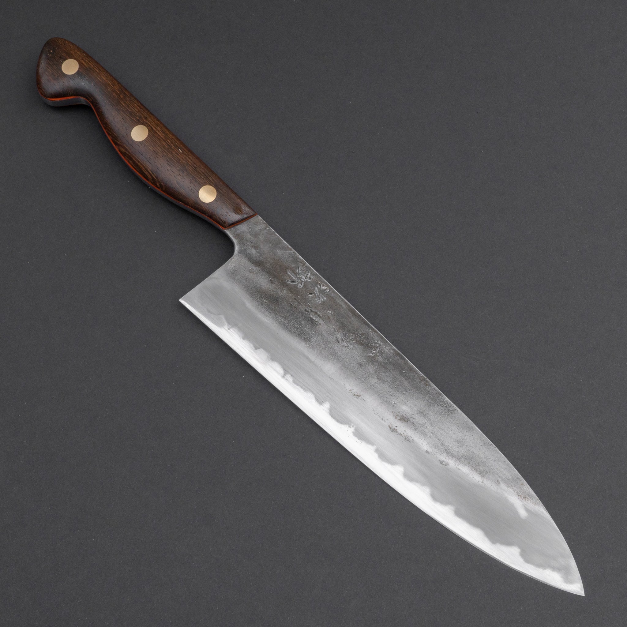 Premium Jiro Tsuchime Yo Gyuto 210mm Japanese Chef Knife with Tagayasan Handle - Professional Kitchen Tool for Slicing, Dicing & Meat Cutting (#024)