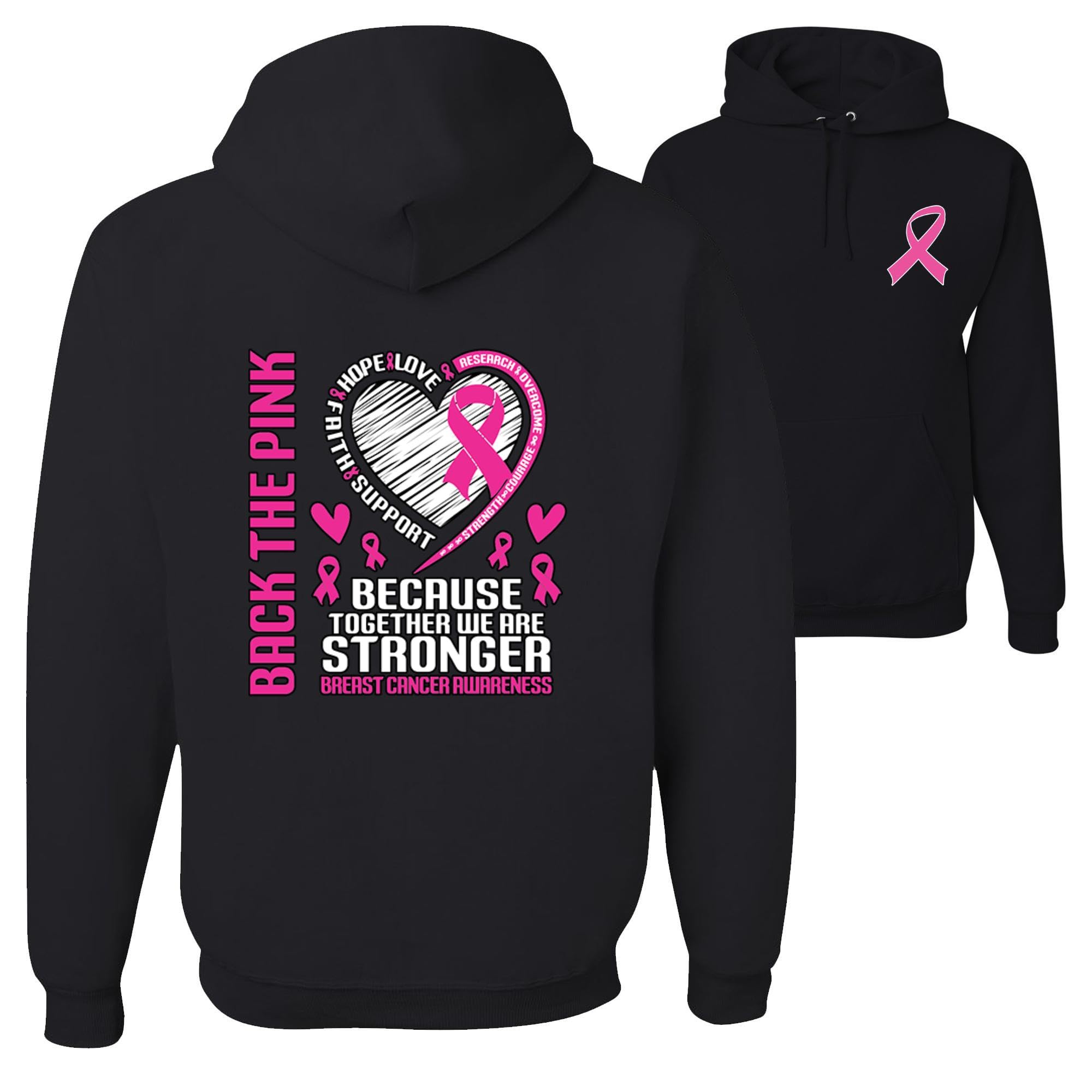 Wild Custom Apparel - Breast Cancer Awareness T-Shirt Collection with Front & Back Designs | Supportive & Stylish for Fundraisers, Walks & Everyday Wear