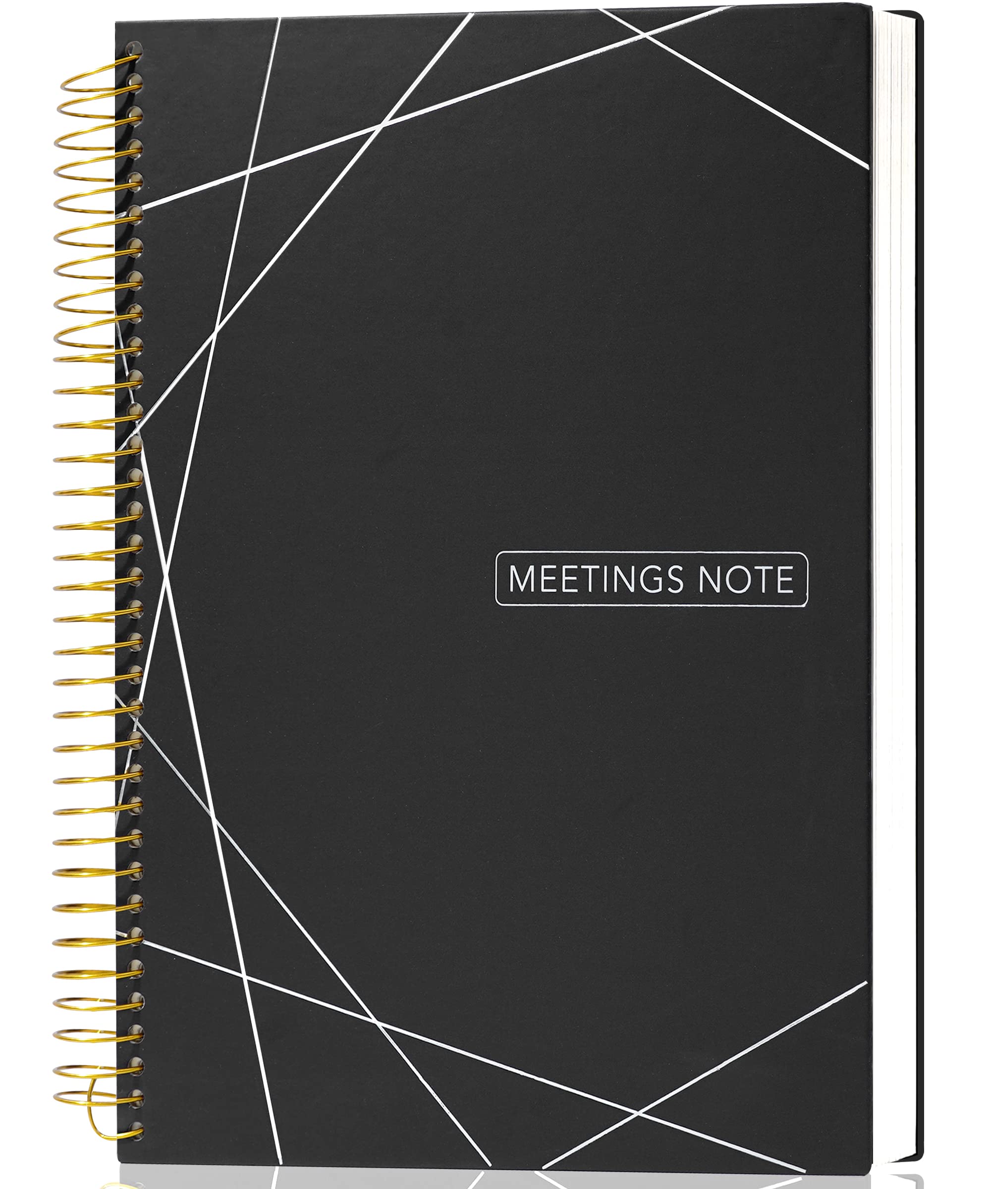 Professional Meeting Notebook with Action Items - 8.5