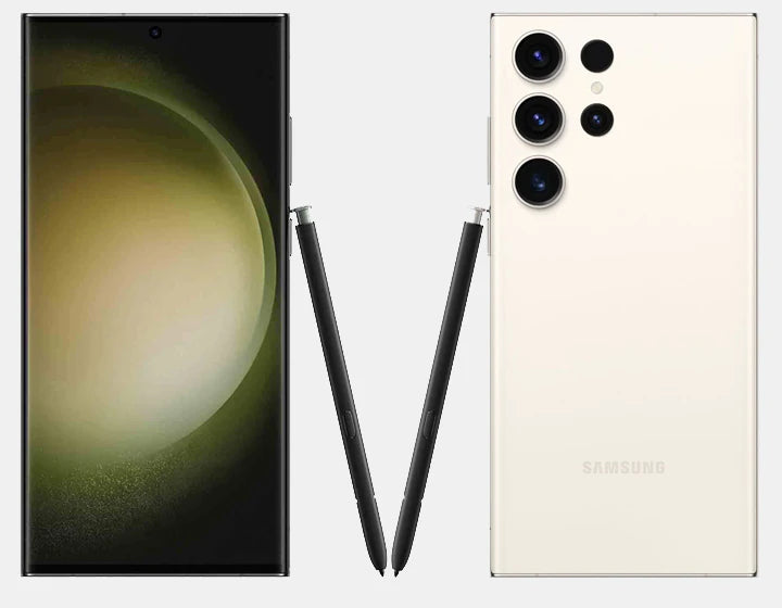Samsung Galaxy S23 Ultra 5G Unlocked Smartphone - 512GB Storage, 12GB RAM, Dual SIM, GSM Compatible - Cream Color | Perfect for Business Travelers & Photography Enthusiasts