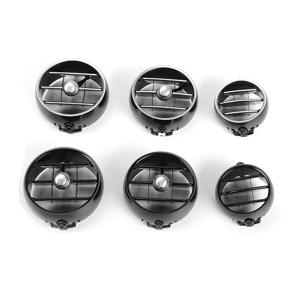 ZCARGEL Round ABS Car Air Conditioner Grille Vent - Compatible with Mercedes W205 W253 2015-2021 Models (205830020) - Front/Rear Dashboard Air Outlet for Enhanced Cabin Airflow & Interior Style