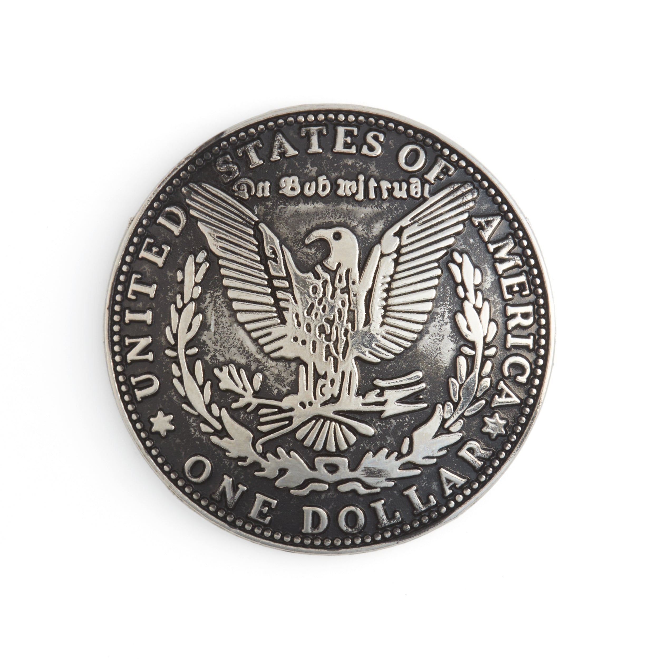 Sterling Silver Dollar Concho Belt Buckle - Western Style Cowboy Accessory for Belts, Hats & Boots - Final Sale | Perfect for Rodeo, Country Music Festivals & Western Fashion