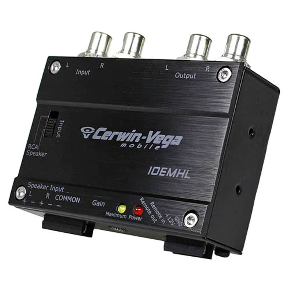 Cerwin Vega IOEMHL 2 Channel Line Output Converter - High Quality Car Audio Converter for Amplifiers | Perfect for Car Stereo Systems & Sound Upgrades