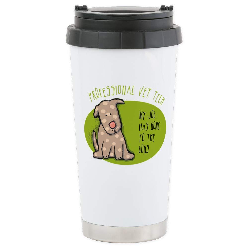 Funny Vet Tech Stainless Steel Travel Mug - 20 oz Insulated Coffee Tumbler for Hot & Cold Drinks - Perfect Gift for Veterinary Technicians, Vet Students & Animal Lovers - Great for Clinics, Hospitals & On-the-Go Use