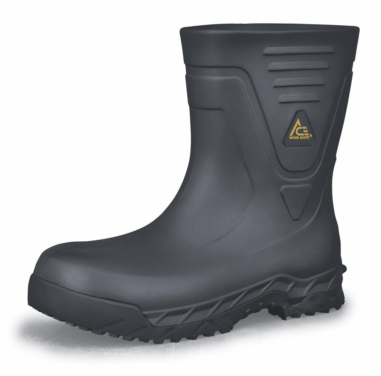 Slip Resistant Work Boots for Men & Women - Shoes for Crews Bullfrog II Soft Toe Safety Boots | Waterproof & Non-Slip Work Shoes for Construction, Restaurant & Industrial Use
