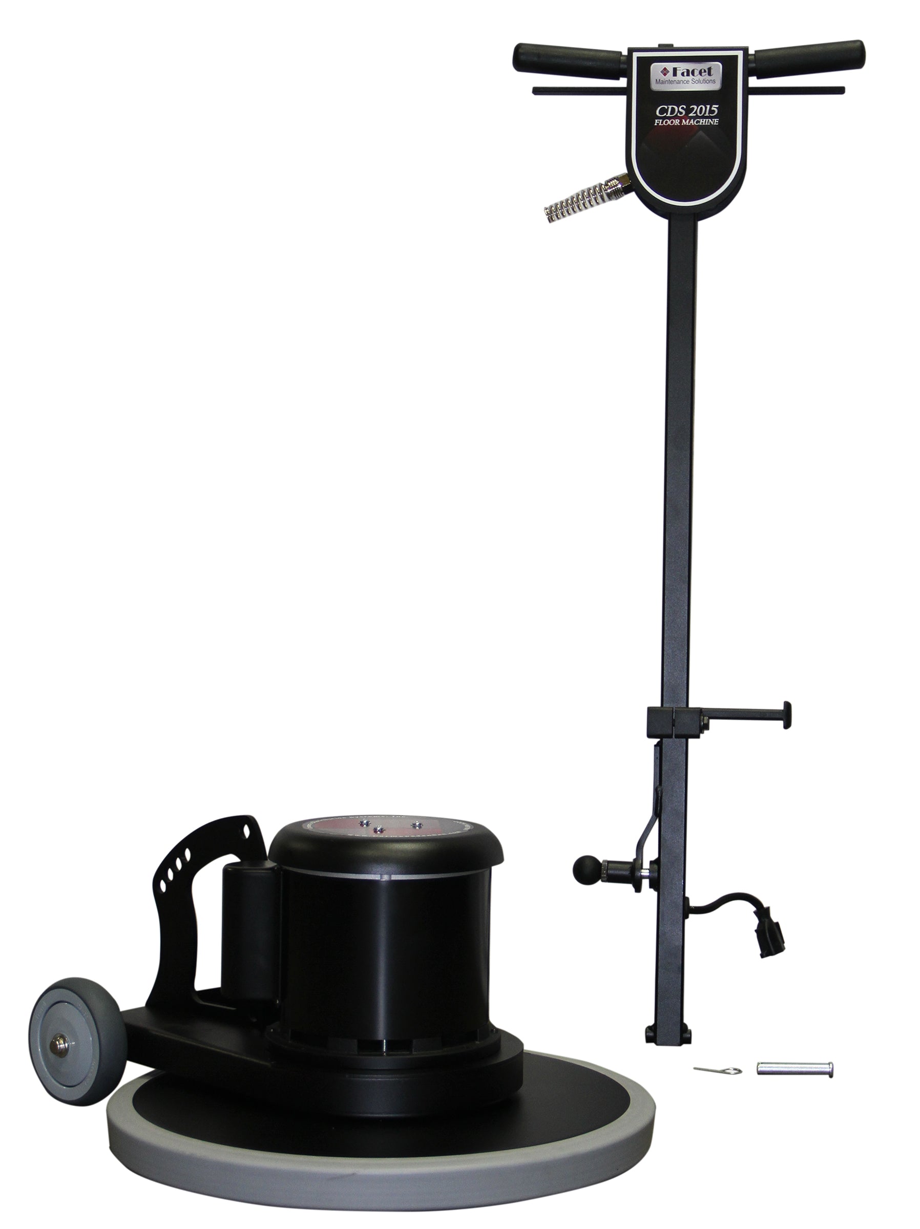 Facet 17 Heavy Duty Low Speed Floor Scrubber - 175 RPM Commercial Cleaning Machine for Warehouses, Hospitals & Schools