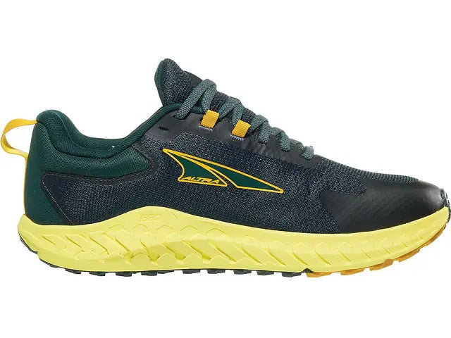 Men's Altra Outroad 2 Trail Running Shoes - Blue/Yellow - Size 8.5 D Medium - Lightweight & Durable for Hiking, Trail Running & Outdoor Adventures