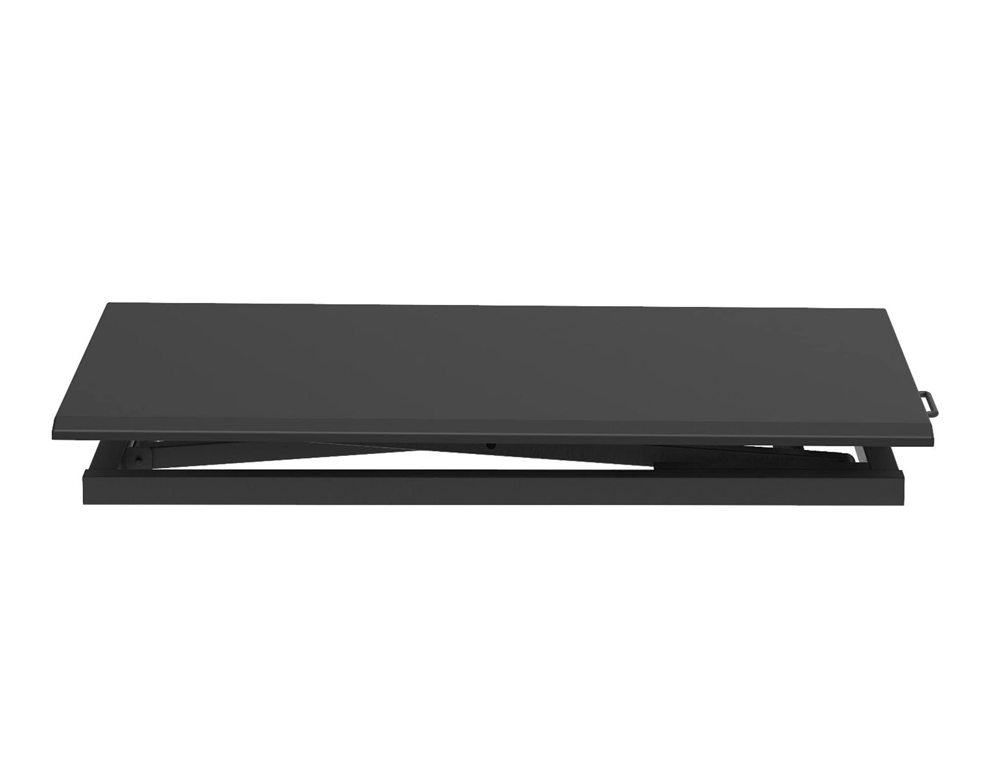 Adjustable Pneumatic Standing Desk Converter - Black for Home & Office