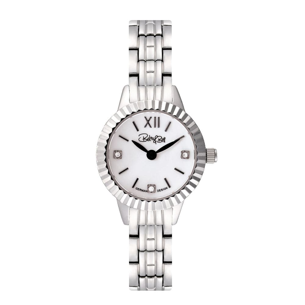 Beka & Bell BB008 Women's Watch - Silver Dial & Stainless Steel Strap - Elegant Fashion Accessory for Everyday Wear, Office & Special Occasions