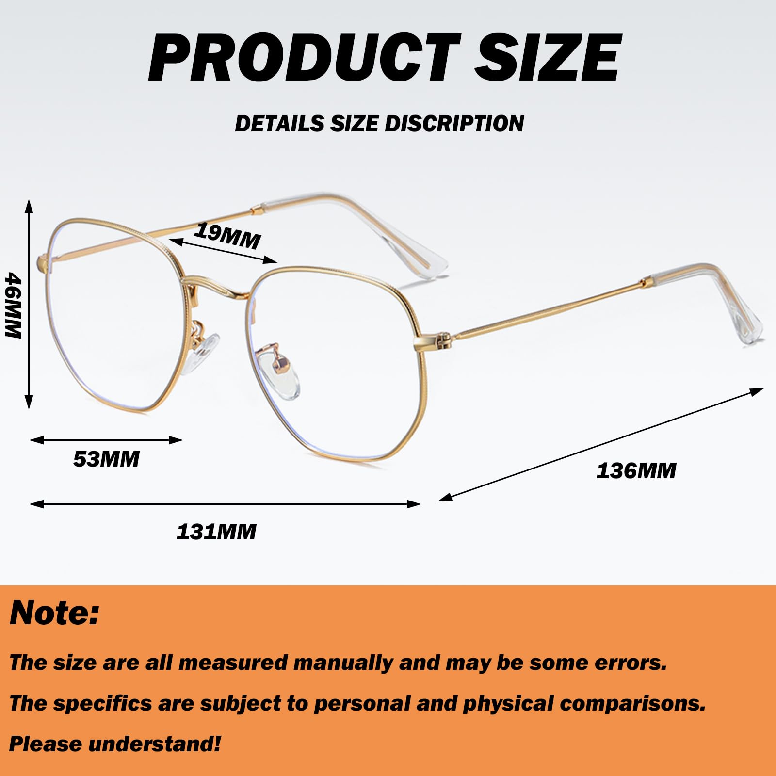 Blue Light Blocking Glasses for Computer & Gaming - UV Protection Eyewear for Women & Men