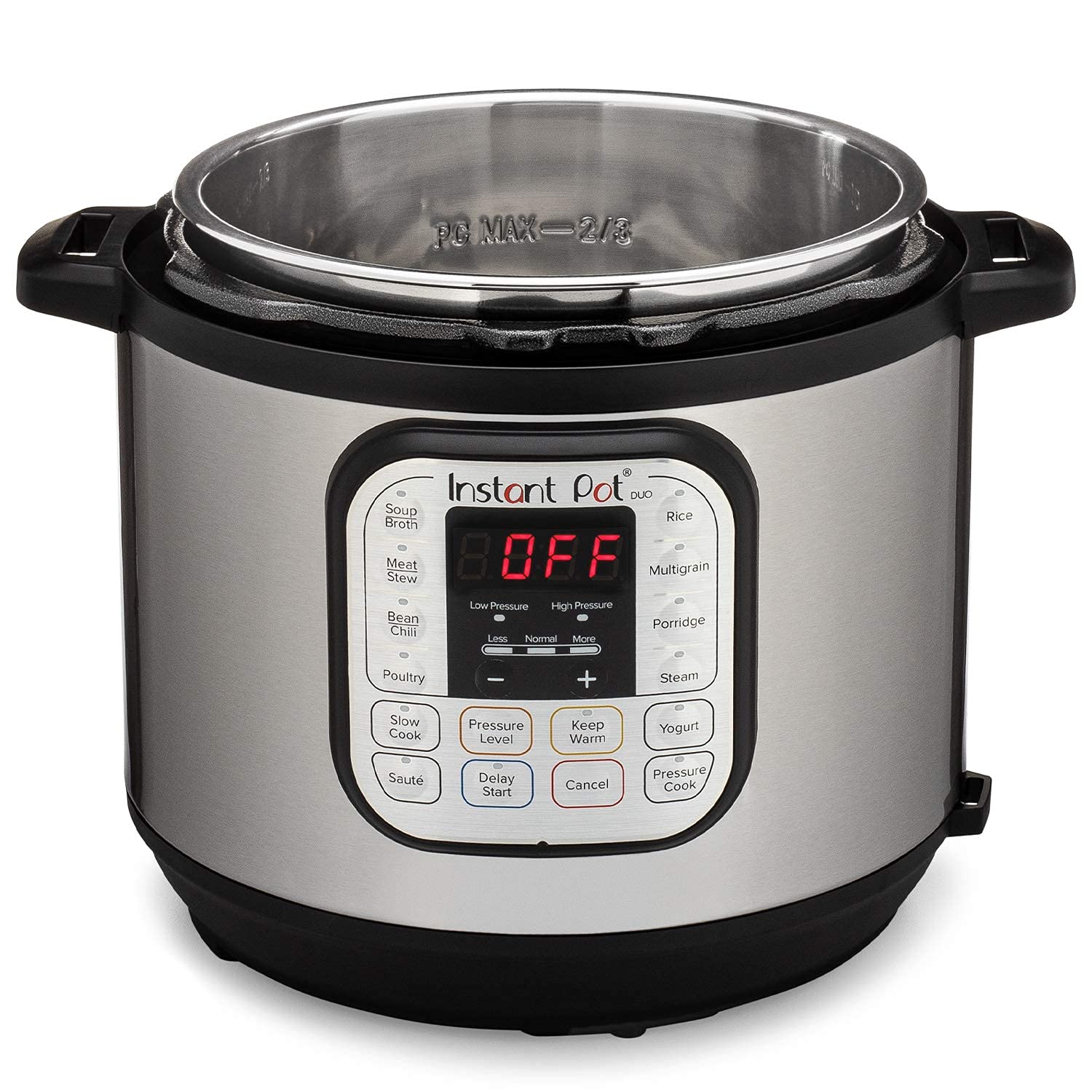 Instant Pot 6-Qt Stainless Steel Inner Cooking Pot - Polished Surface for Rice Cooker & Multi-Cooker - Perfect for Meal Prep, Soups, and Family Dinners