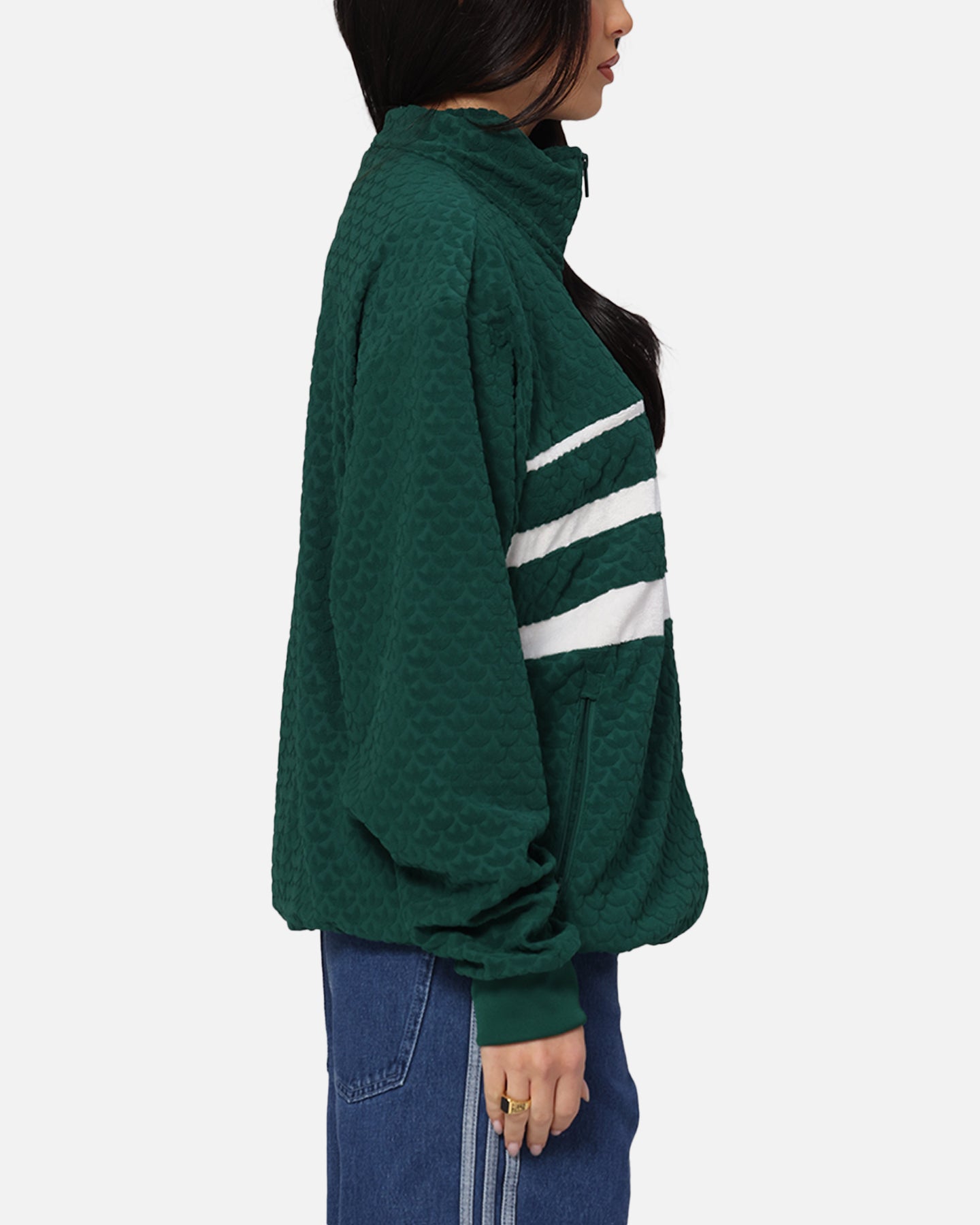 Adidas Monogram Track Top Jacket - Green Athletic Running Jacket for Men & Women | Perfect for Gym, Jogging & Streetwear Fashion
