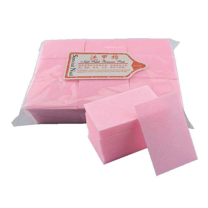 Premium Nail Wipes - 600pcs Pink & 400pcs White | Gentle Nail Polish Remover Pads for Salon & Home Manicure | Disposable Nail Care Accessories for Professional & DIY Use