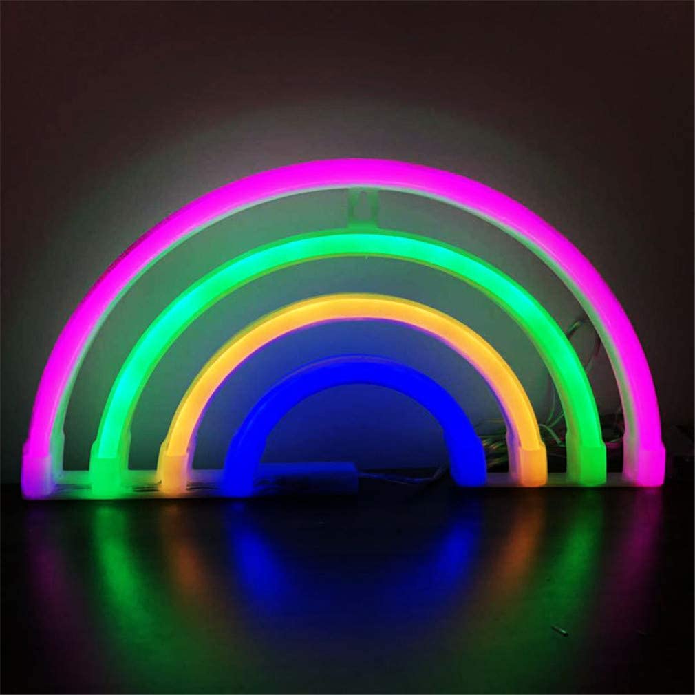 Custom LED Neon Light Sign - Moon, Star & Heart Shapes - Kids Bedroom Wall Decor, Night Light - Romantic Christmas & Birthday Gift for Home, Party, Wedding & Cafe Decor