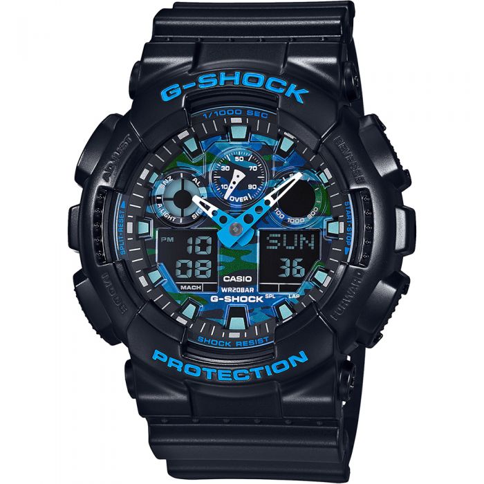 Casio G-Shock GA100CB-1A Digital Sports Watch for Men - Shock Resistant & Waterproof - Ideal for Outdoor Activities, Running, and Hiking