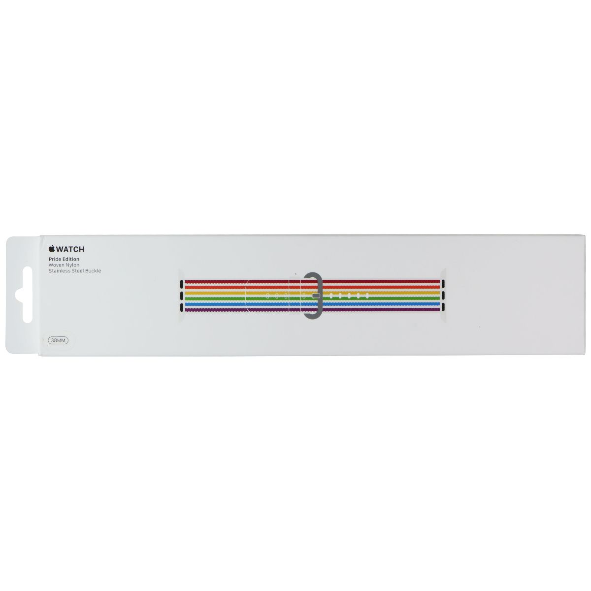 Apple Watch 38mm/40mm/41mm Woven Nylon Band - Pride Edition | Lightweight & Breathable Strap for Workouts, Running & Everyday Wear