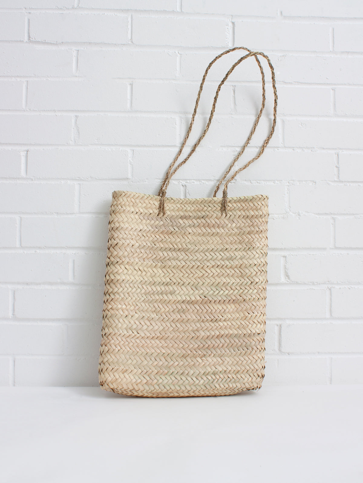 Delphi Tote Basket - Handwoven Natural Fiber Storage Basket | Perfect for Home Organization, Laundry, Toys & Nursery Decor
