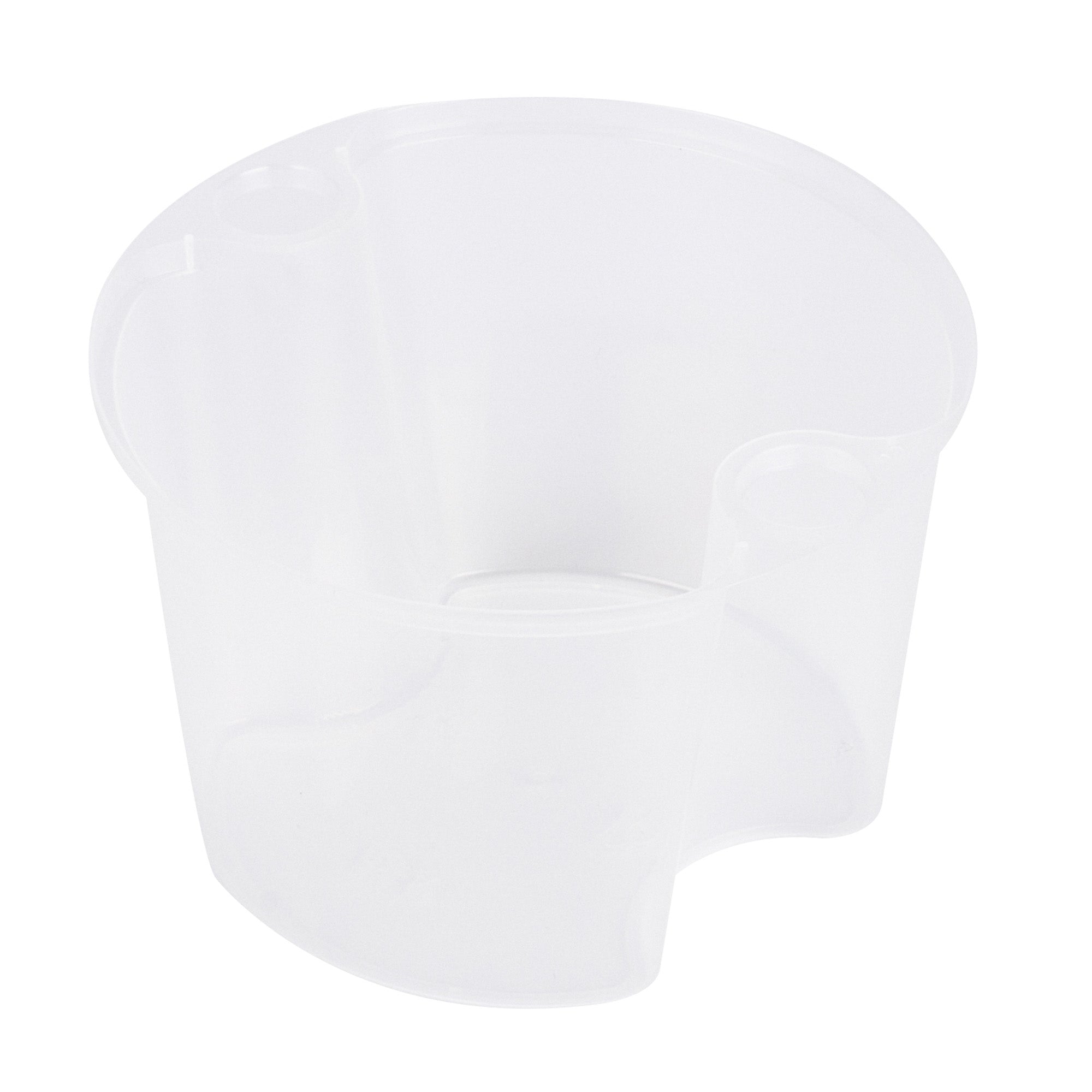 20 oz Clear Plastic Soup Container Insert - Fits 32/40/48 oz Bowls, Microwave Safe (50-Pack) - Perfect for Takeout, Meal Prep & Restaurant Use